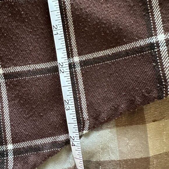 Women's Brown Plaid Flannel - Dixxon - Picture 5 of 9